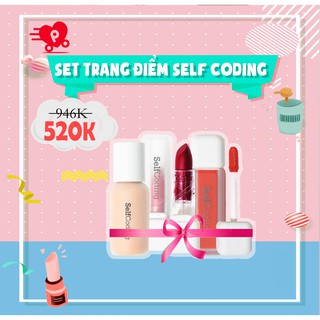 Set 3 sản phẩm trang điểm Selfcoding Hàn Quốc chính hãng