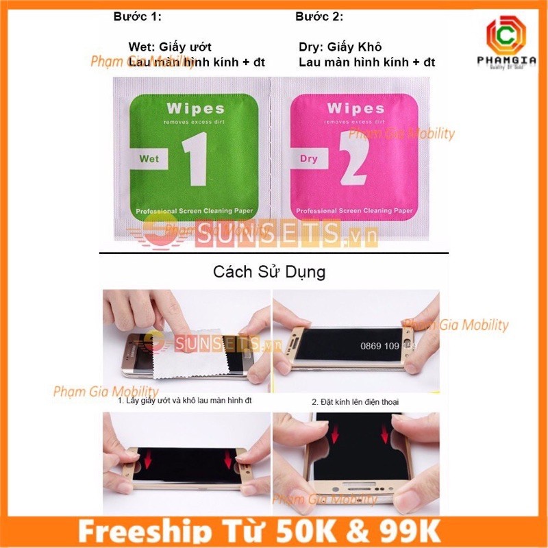 FREESHIP 50k Cường lực thường cho iphone các loại 5,6,6p,7,7p,8,8p, X, Xsmax