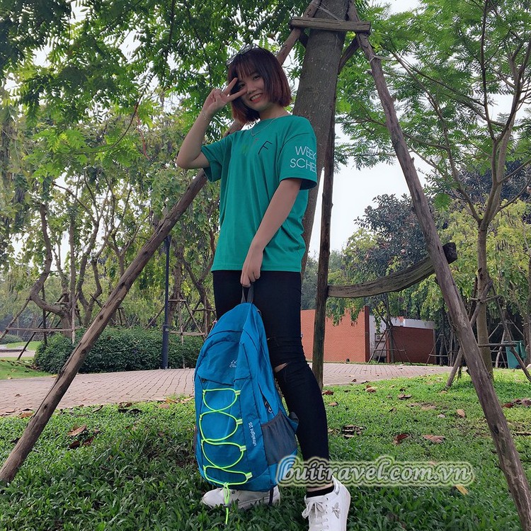 Balo du lịch chống nước siêu gọn CLEVER BEES GL9505- Balo đi phượt gấp gọn- Bụi Travel