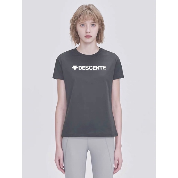Áo Thun Thể Thao Nam Nữ Unisex Tay Ngắn Cổ Tròn DESCENTE Hàng Xuất Dư Xịn Cao Cấp Chất Siêu Mịn Đẹp V01