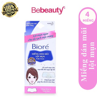 Miếng Dán Mũi Lột Mụn Biore Cleansing Nose 4 miếng - 0513869