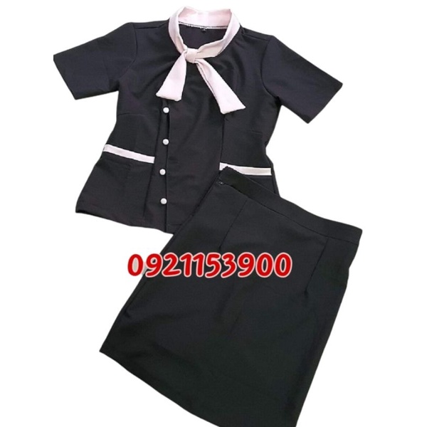 Đồng phục spa, lễ tân màu đen | BigBuy360 - bigbuy360.vn