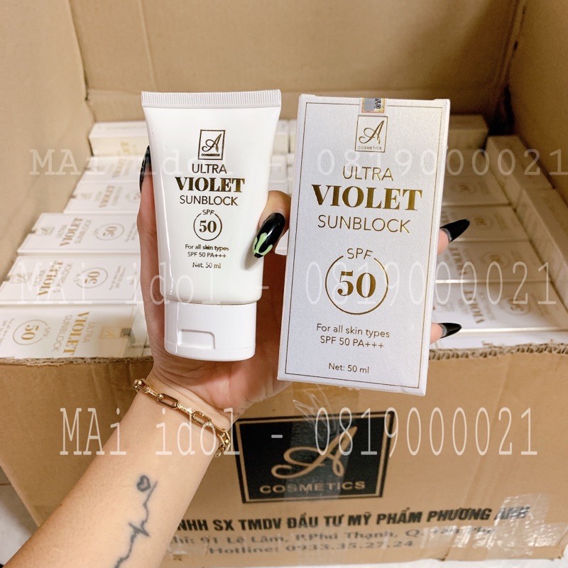 Kem Chống nắng Ultra Violet Sunblock Acosmetics Phương anh sẵn | BigBuy360 - bigbuy360.vn