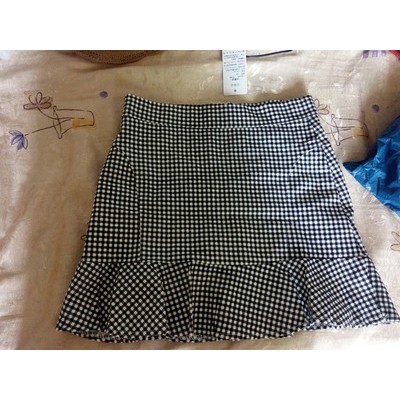 Sẵn Chân váy đuôi cá kẻ màu đen (có ảnh thật) | BigBuy360 - bigbuy360.vn