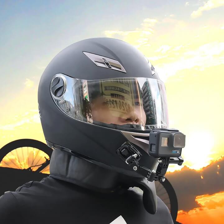 BỘ KHỚP NỐI GẮN GOPRO LÊN NÓN FULLFACE VÀ NÓN 3/4