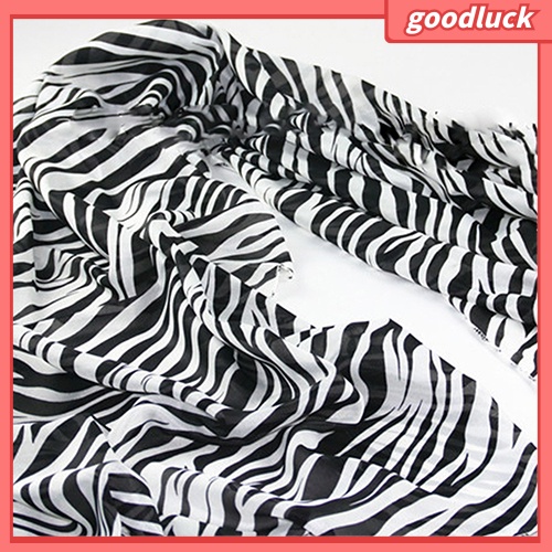 Khăn Choàng Nữ, Vải Chiffon, Sọc Ngựa Vằn, Dài Mềm Mại