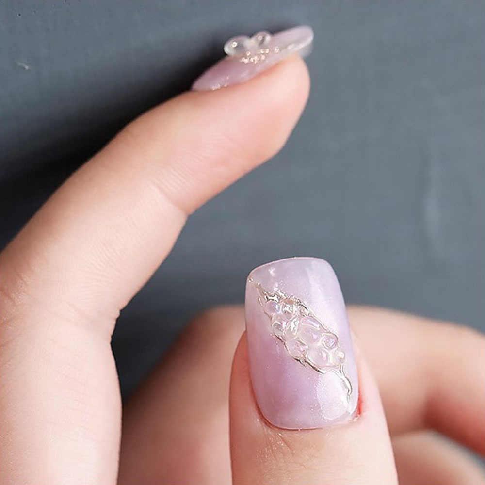 [Hàng mới về] Hộp Đá Màu Ảo Ảnh 3D Nhiều Kích Thước Trang Trí Móng Tay Nghệ Thuật