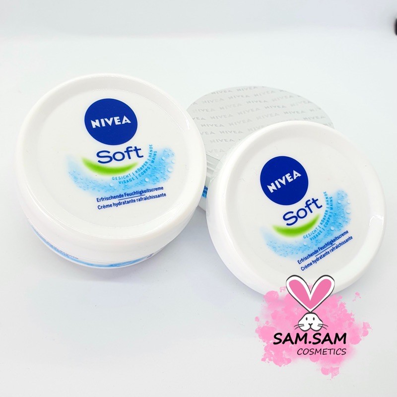 Kem dưỡng ẩm dành cho da mặt và toàn thân Nivea Soft 200ml