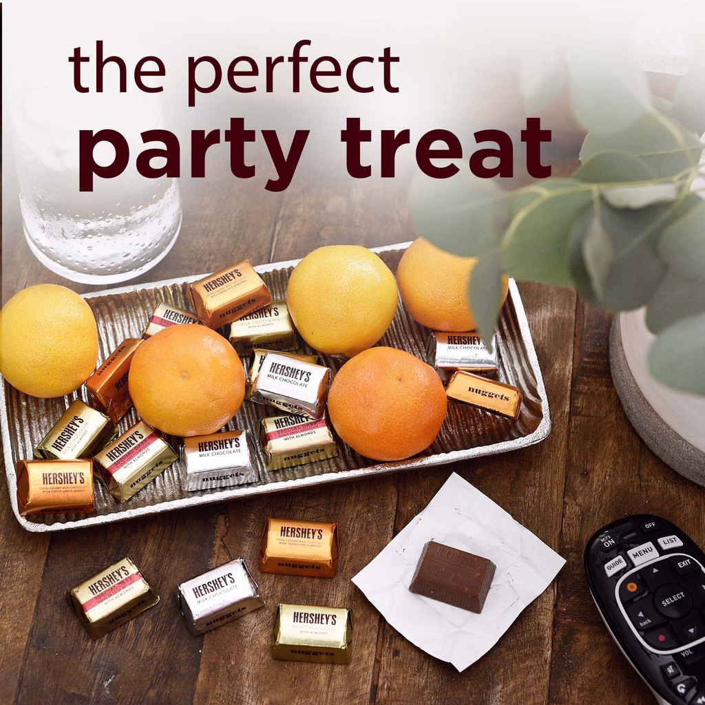 Socola Hershey's Nuggets Assorted Chocolate Candy 4 loại 1.47kg bill Mỹ