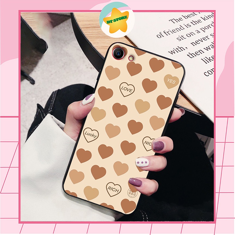Ốp lưng Oppo A39 / Oppo A57 / Oppo A59 / Oppo F1S / Oppo A71 / Oppo A83 in hình gấu, trái tim đáng yêu, ngộ nghĩnh