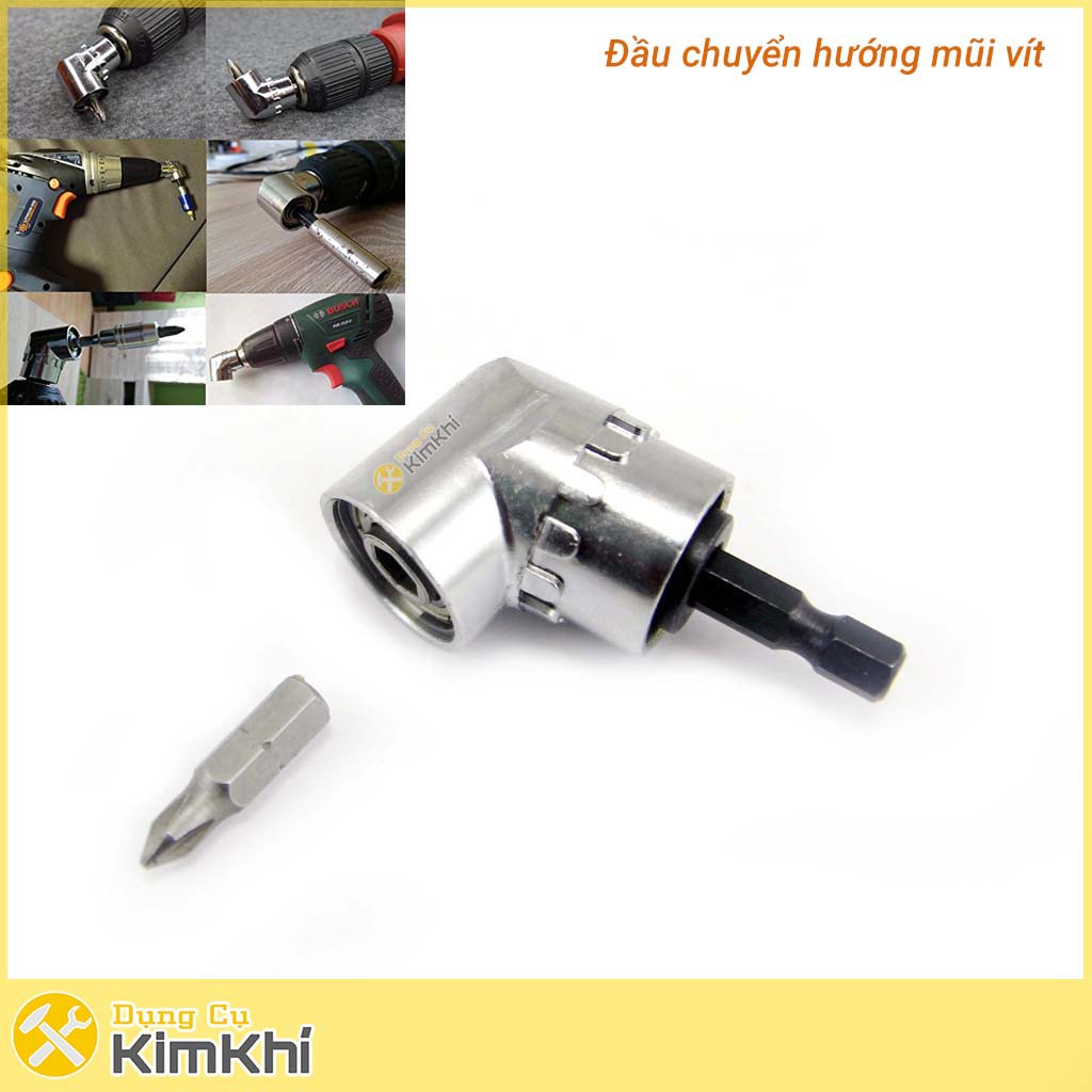 Đầu chuyển hướng mũi bắt vít 105 độ chuôi lục giác