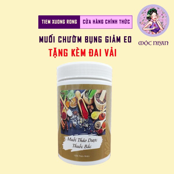 Muối chườm bụng sau sinh, Muối giảm eo sau sinh , săn bụng, eo thon nhanh, giảm 10 - 15 cm MỘC NHAN 800g -handmade