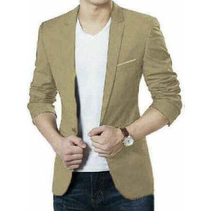 Hugo Áo Khoác Blazer Chất Liệu Cotton Co Giãn Thời Trang Cho Nam Đen