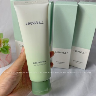 (Duty - Đủ bill)  SỮA RỬA MẶT CHIẾT XUẤT NGẢI CỨU - HANYUL PURE ARTEMISIA MILD CLEASING FOAM ⠀ ⠀