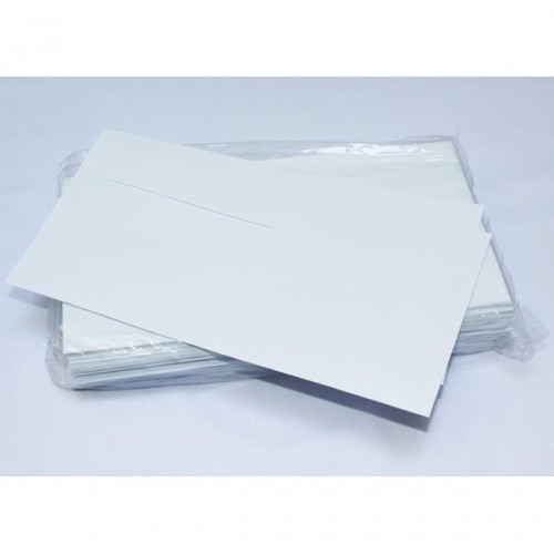 [Nowship] Bao Thư Trắng 12x22cm, Phong Bì Thư - 80g (Xấp 100 Cái)