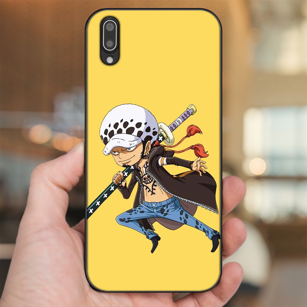 Ốp lưng Vivo Y93 viền đen in hình Law One Piece