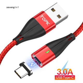 Cáp sạc nhanh và truyền dữ liệu 1m đầu nam châm Micro USB Type-C cho iPhone Android