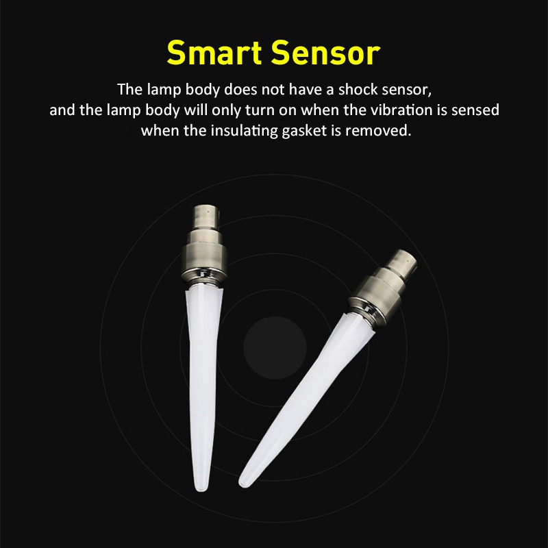 Đèn LED gắn van bánh xe đạp và xe máy, ô tô