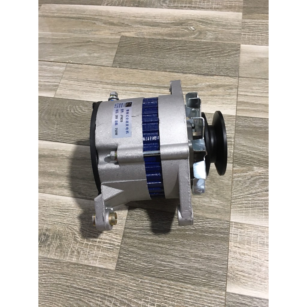 Sản phẩm gia đình làm: Máy phát điện 24v không bơm  JFW29 750w Tê-tê-bê-vê RIN xanh nước