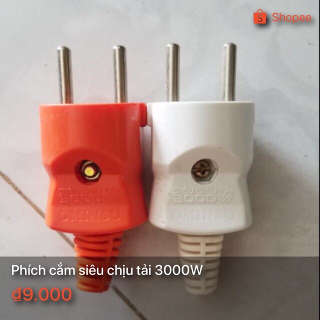 Phích cắm siêu chịu tải 3000W