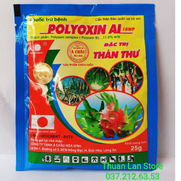 POLYOXIN AL Chuyên Trừ Thán Thư Trên Cây Trồng gói 25g