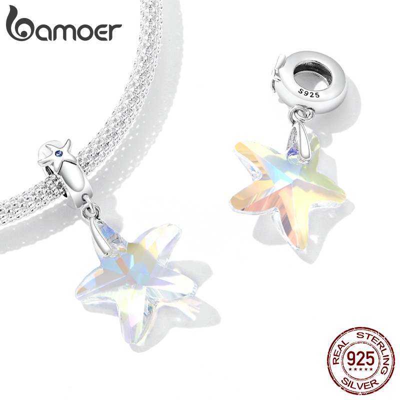 Mặt dây BAMOER BSC599 Bạc 925 hình sao biển