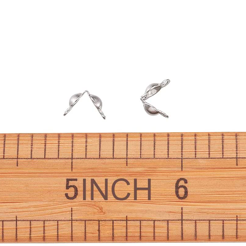 Bộ 20~200 đầu bọc hạt làm trang sức bằng thép không gỉ 304 DIY
