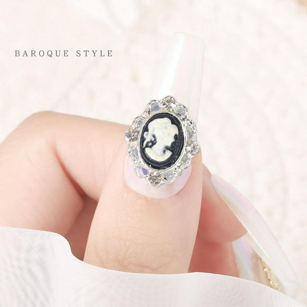 [Hàng mới về] Phụ Kiện Trang Trí Móng Tay Bằng Hợp Kim Phong Cách Nhật Bản 3D Diy