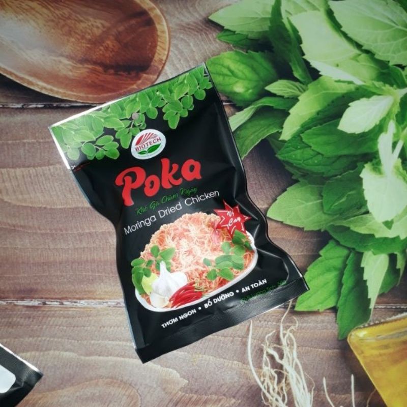 Khô gà chùm ngây 50g Poka Biotech foods VN Tadasa | BigBuy360 - bigbuy360.vn