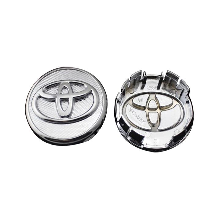 Logo chụp mâm, ốp lazang bánh xe ô tô Toyota - Đường kính 57MM