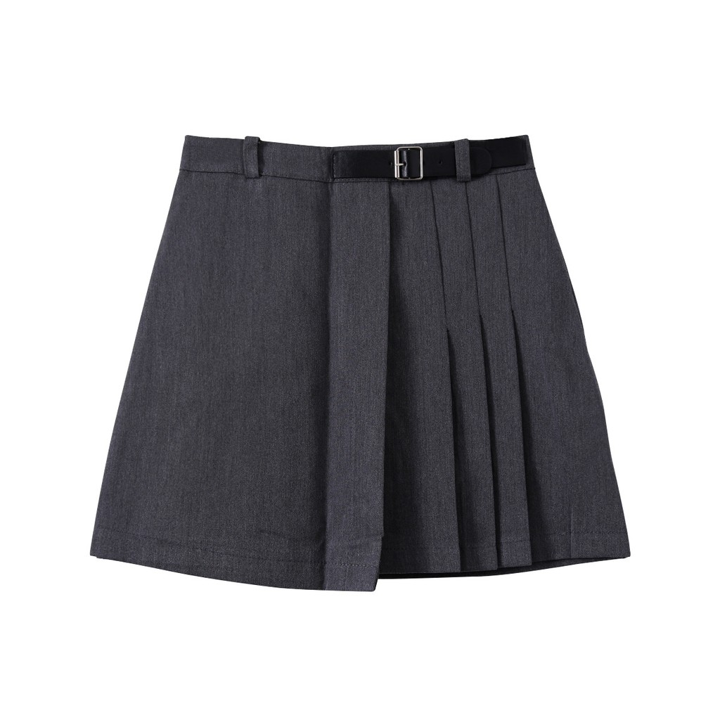 Chân váy xếp ly ngắn chữ a phong cách LAMODE, chân váy chữ a ngắn xếp ly có quần mặc bên trong | BigBuy360 - bigbuy360.vn