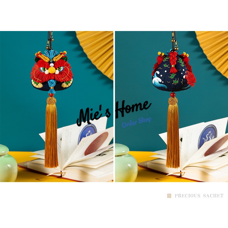 Bộ kit tự thêu túi thơm Phượng Hoàng - DIY Thêu tay trang trí Handmade Hán Phục Decor MIE Handmade Shop