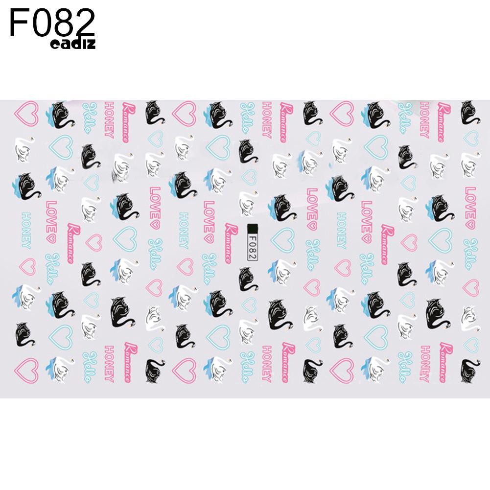 [Hàng mới về] Miếng dán họa tiết 3D dùng để trang trí móng nghệ thuật