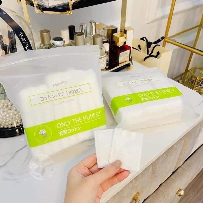 Bông Tẩy Trang Miniso 180m