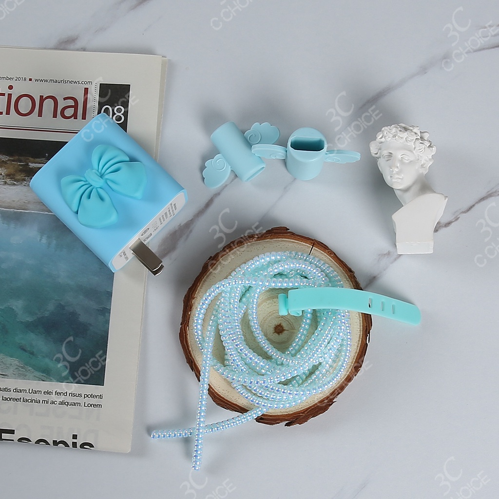 Ốp điện thoại kèm dây cáp sạc 40w DIY cho Huawei Mate 30Pro / Nova7SE/P30Pro