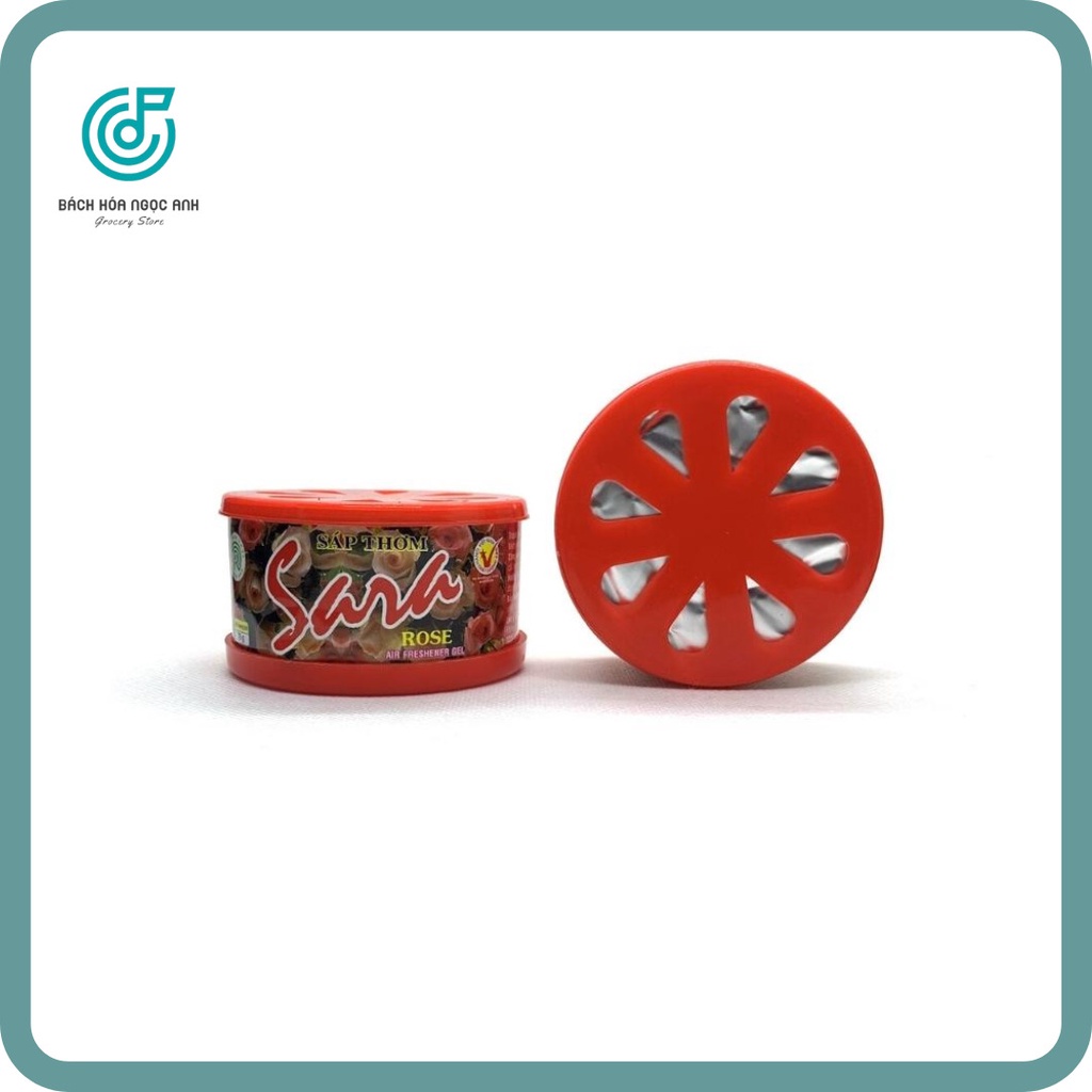Sáp thơm để tủ quần áo Sara 2 Nắp khử mùi đa năng dùng cho cả phòng ngủ, ô tô, nhà vệ sinh