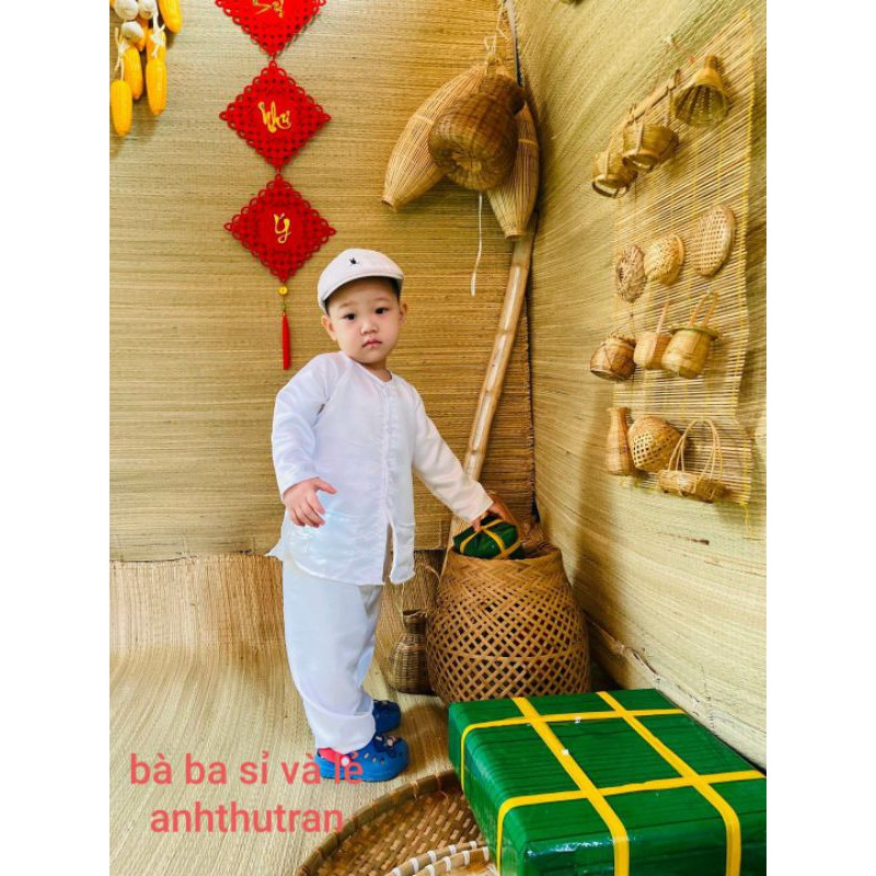 Bộ Bà Ba Phú Hộ Cho Bé Thiết Kế Thoải Mái, Chất Liệu Thoáng Mát Đủ Size 6kg -35kg