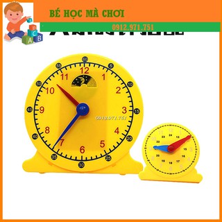 Đồng hồ LOẠI TO dạy trẻ học xem giờ - 30cm CHUẨN Montessori