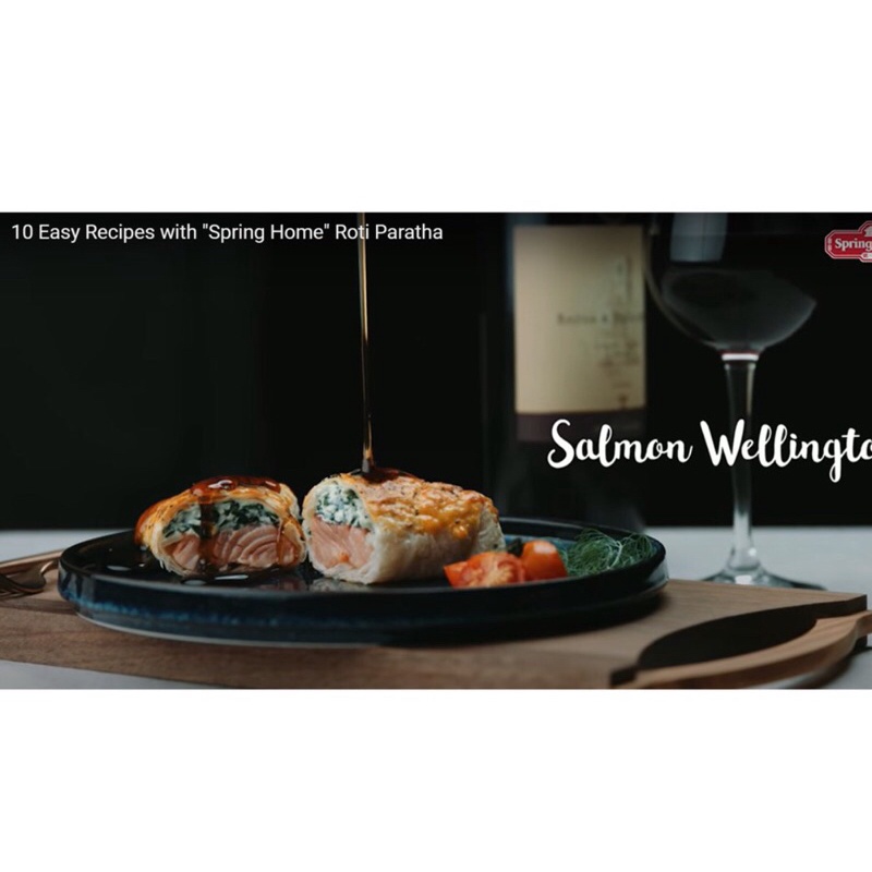 Combo 4 Bịch Bánh Roti Paratha Plain 325gr* 4 bịch  Bánh Mì Singapore Vị Truyền Thống - Singapore