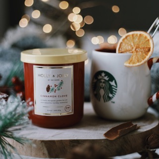 Nến thơm holly jolly cinnamon clove noel - christmas