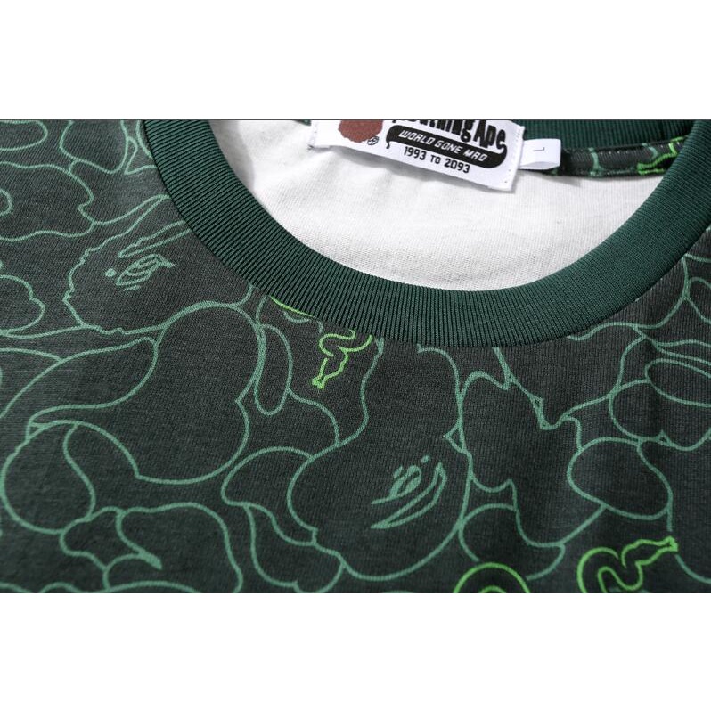 BAPE Mới Áo Thun Tay Ngắn In Hình Razer Cá Tính Cho Nam Nữ