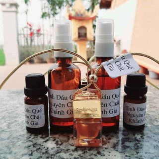 Combo 2 Chai Tinh Dầu Quế nguyên chất Khánh Gia mỗi chai 50ml dạng vòi xịt