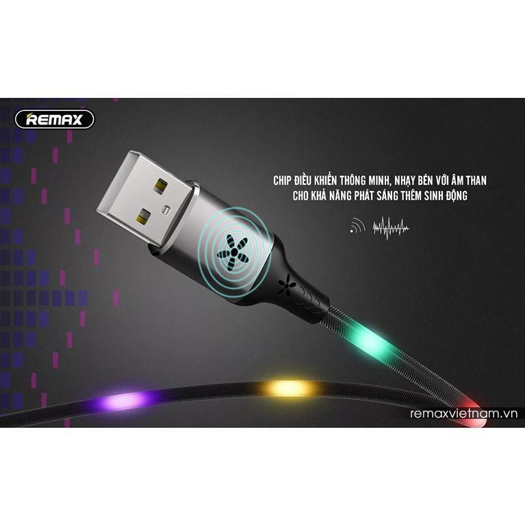 Cáp Lightning phát sáng RC-133i REMAX