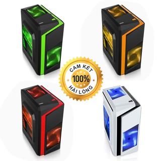 Vỏ thùng máy SAMA eSport 2 Window - Mini ATX case Đỏ Xanh Trắng