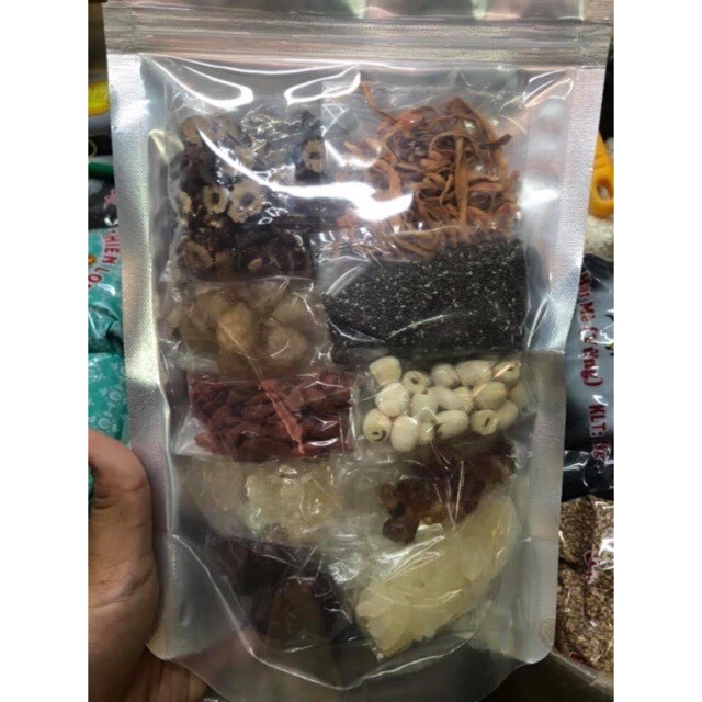 [Mã 267FMCGSALE giảm 8% đơn 500K] Chè Dưỡng Nhan - Chè tuyết yến nhựa đào 13 Nguyên Liệu 400gram | BigBuy360 - bigbuy360.vn