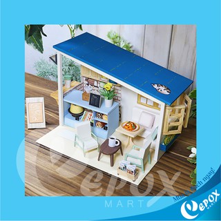 Mô hình giấy quán cafe