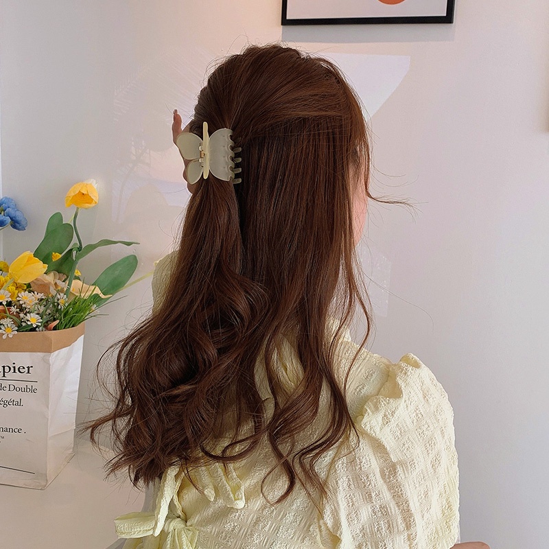 Kẹp Tóc Hình Bướm Ba Chiều Màu Sắc Ngọt Ngào Phong Cách Hàn Quốc