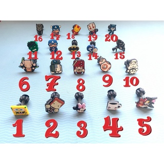Charm Stiker Gắn Dép lò xo Crocs