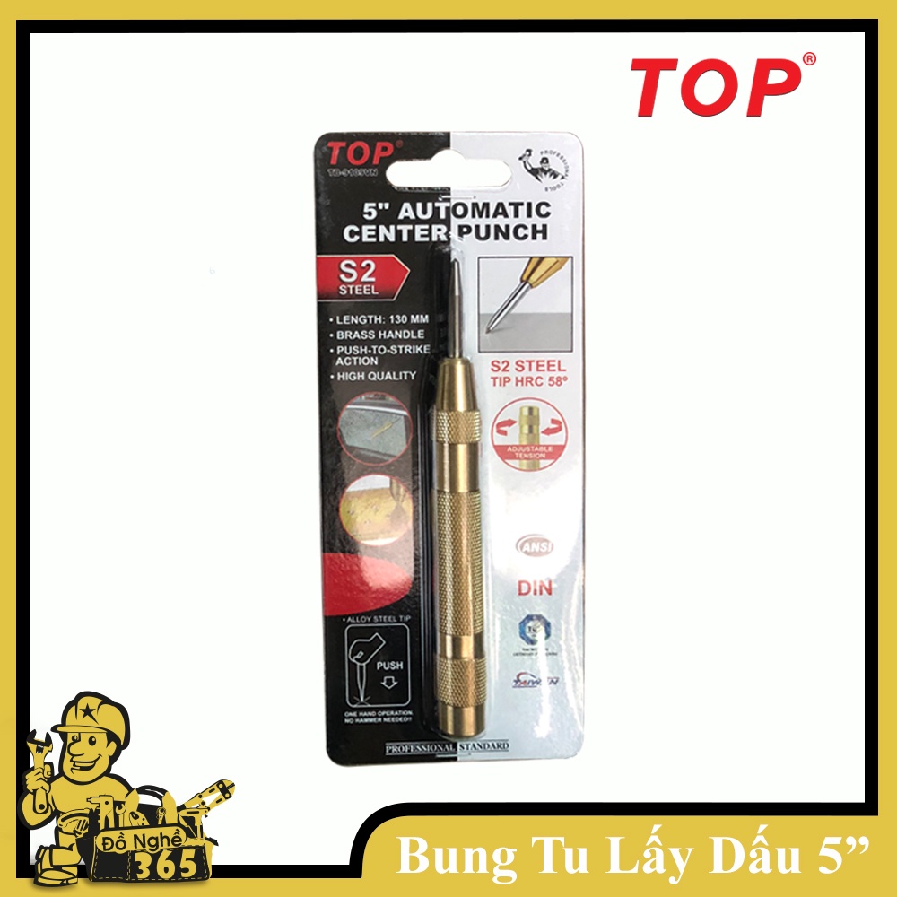 Đục lấy dấu tự động (Bung tu) đầu hợp kim 5" Top - TB-9109VN