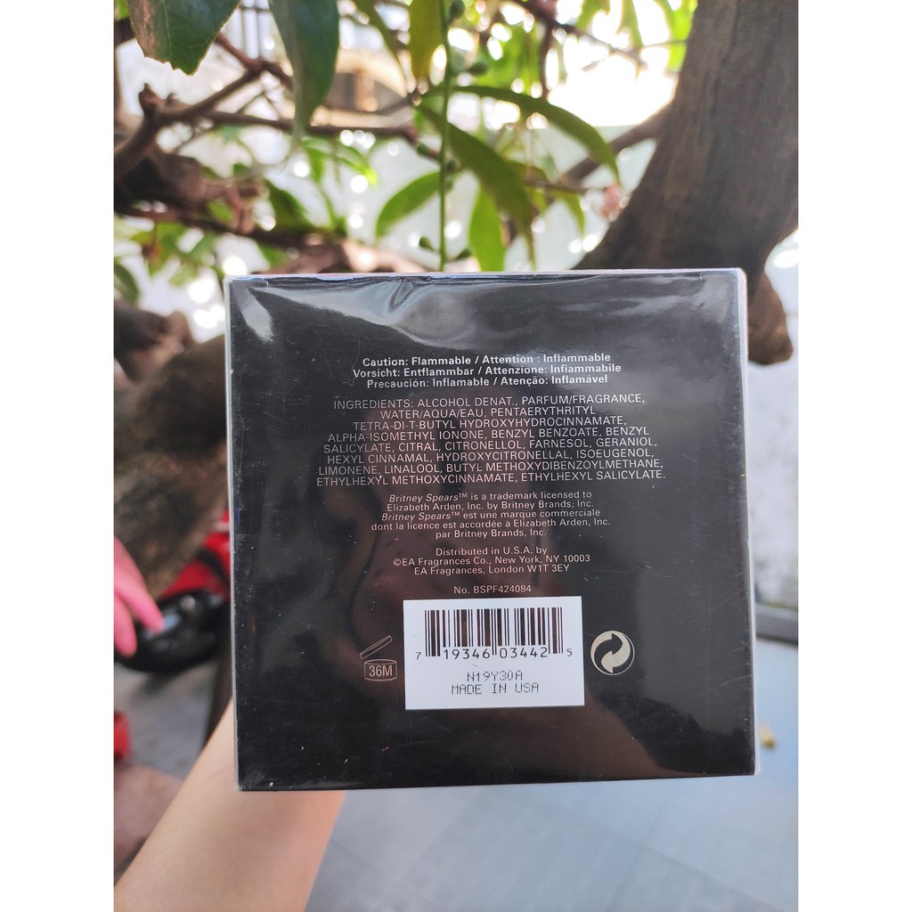 Nước hoa nữ Curious Britney Spears 100ml - Cam kết 100% hàng sách tay Úc